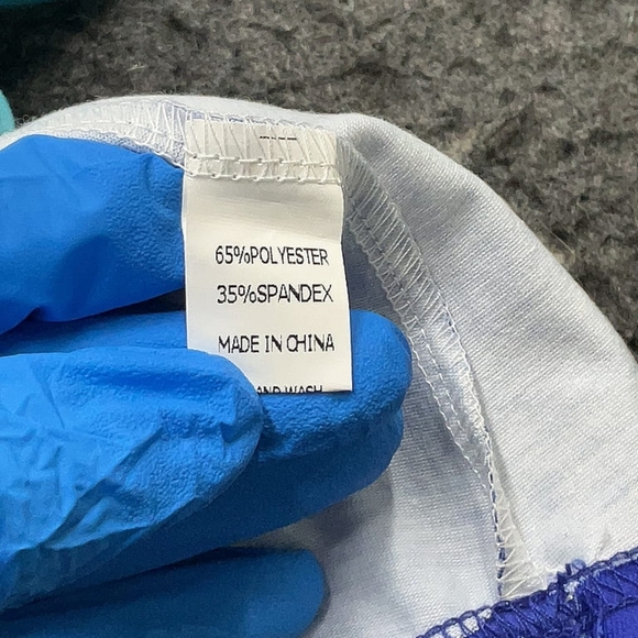 Unbranded Teal Cold Shoulder Short Sleeve Top Women’s Size L – EUC - Picture 7 of 7